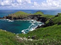 Panoramablick zum Rumps Point nahe New Polzeath